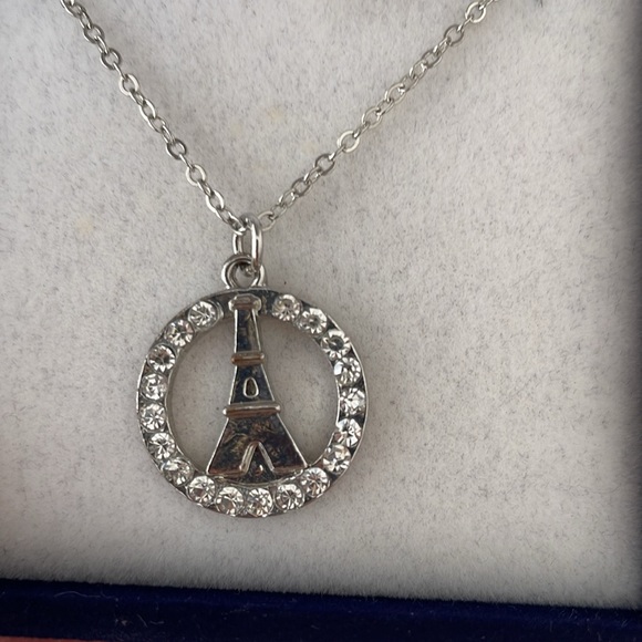 Arribas Maison Eiffel Tower Necklace Paris New In Box - Picture 6 of 11